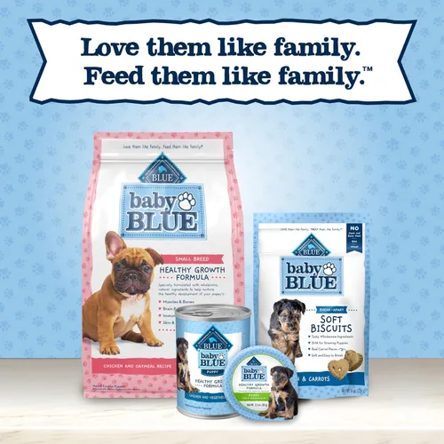 Miniatura 9 de Blue Buffalo Baby Blue Galletas Blandas con DHA, Golosinas Naturales para Cachorros, Ideales para Entrenamiento, con Pollo y Zanahorias, Bolsa de 8