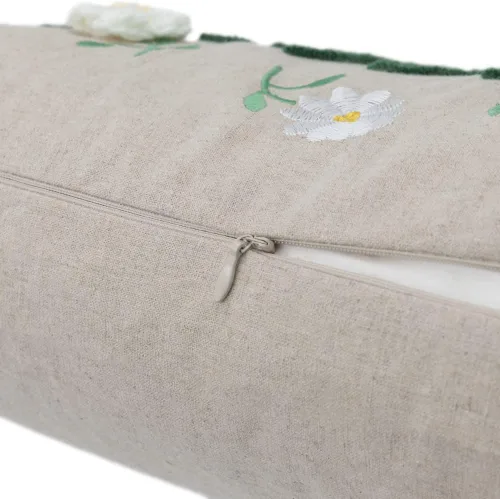 Miniatura 6 de KINGROSE Funda de almohada con diseño de abeja de miel, funda de cojín bordada para sofá, dormitorio, sofá, sala de estar, 14 x 24 pulgadas