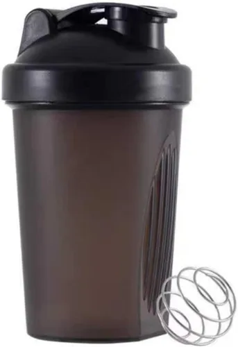 Miniatura 14 de Cekaso Batidora de botellas para batir y antes del trabajo, la mejor taza agitadora (sin BPA) con tapa de bucle clásico y bola batidora, botella