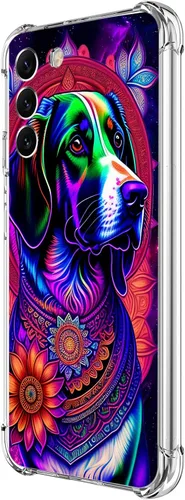 Miniatura 27 de Funda para Galaxy S23, diseño de mariposas azules, rosas, protección contra caídas, a prueba de golpes, de cuerpo completo, resistente a