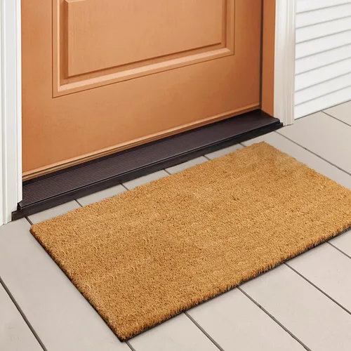 Miniatura 9 de LuxUrux Alfombra de Fibra de Coco de Bienvenida - Respaldo Extra Resistente, 17'' x 30'' Alfombra Natural para Puerta - Fácil de Limpiar, Hermoso