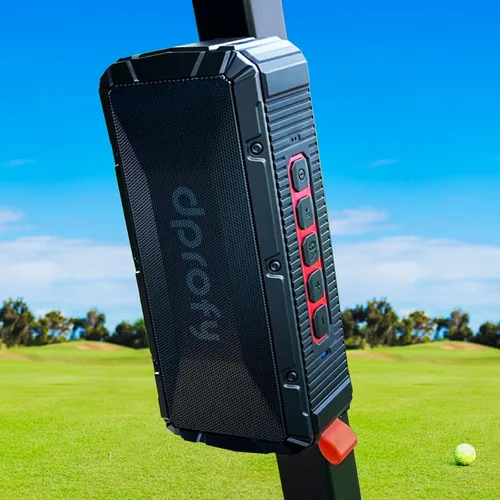 Altavoz de golf Bluetooth magnético portátil profesional inalámbrico impermeable IPX6/a prueba de golpes de tercera generación altavoces magnéticos