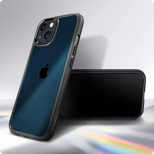 Miniatura 5 de Spigen Funda para iPhone 13 Mini, ultra híbrida, sin anillo magnético, antiamarilleo, negro mate