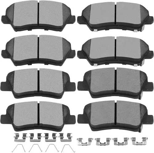 Miniatura 26 de D373 D374 SCITOO - Juego de pastillas de freno de disco para Honda Civic 1988-1989