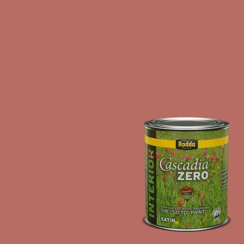Miniatura 81 de Rodda Paint CASCADIA ZERO - Pintura satinada e imprimación para interiores en uno, 1 galón, Lady Flower Flor de señora