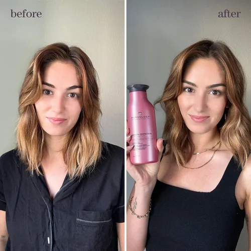 Miniatura 3 de Pureology Champú Smooth Perfection Para cabello encrespado, teñido Suaviza el cabello y controla el encrespamiento Sin sulfatos Vegano