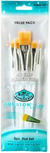 Miniatura 6 de Royal & Langnickel Aqualon Wisp Filbert Artist - Juego de brochas (5 piezas)