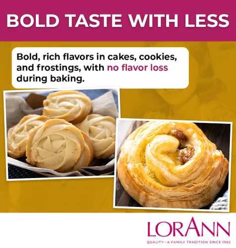Miniatura 7 de LorAnn Emulsión de mantequilla y vainilla para panadería, 1 galón