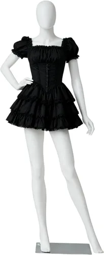 Miniatura 13 de Maniquí femenino de cuerpo completo de 70 pulgadas, forma de vestido de torso cuerpo de maniquí ajustable desmontable cuerpo completo con cabeza