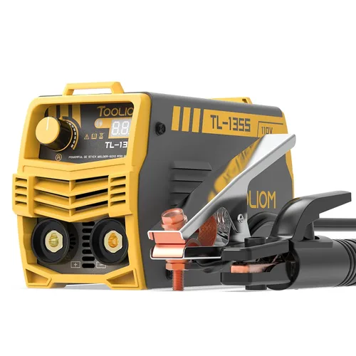 TOOLIOM 135A | Soldador de varilla mini 110V soldador MMA ARC máquina soldadora inversora CC con pantalla digital máquina de soldar portátil