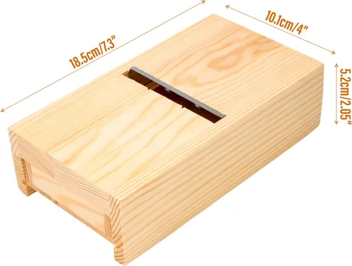 Miniatura 2 de Herramienta biseladora de jabón, afeitadora y rebanadora para cepilladora de jabón de barra, caja de cajones cortadores, jabones de madera,