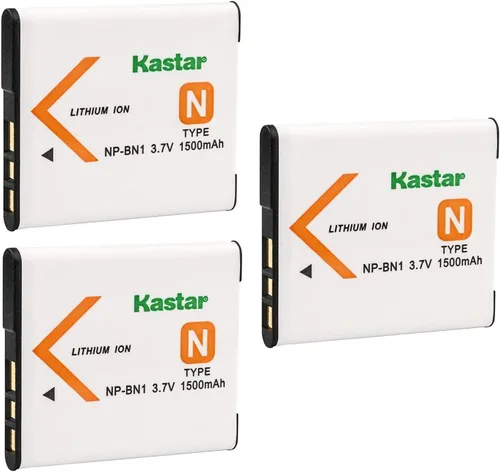 Miniatura 4 de Kastar Paquete de 1 batería de repuesto para Sony NP-BN1 NPBN1, batería tipo N, Sony BC-CSN, cargador BC-CSNB, Sony Cyber-Shot DSC-WX150, Cyber-Shot