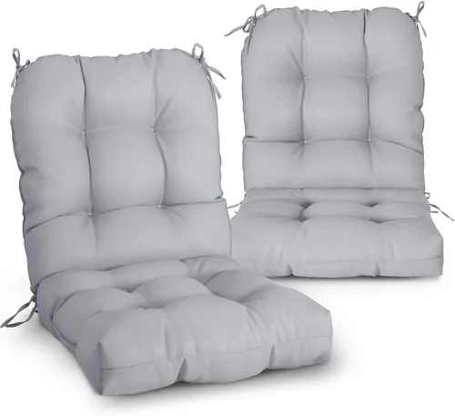 Miniatura 27 de EAGLE PEAK Cojín Acolchado para Silla de Exterior/Interior para Asiento/Respaldo, Juego de 1, 42'' x 21'', Azul Claro