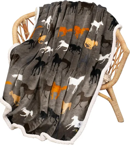 Miniatura 17 de Manta de Sherpa mullida con estampado de tigre; manta supersuave de vellón de visón, manta mullida para la cama y ver televisión, manta mullida
