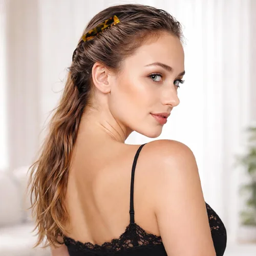 Miniatura 7 de Peine lateral de pelo francés – Peines de pelo con torsión francesa, pinzas de sujeción fuerte para mujeres y niñas, moño, 4 piezas de concha