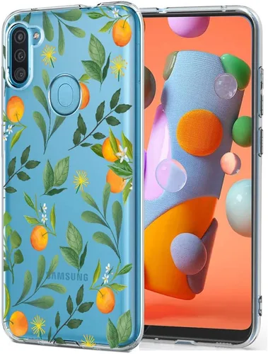 Miniatura 8 de Unov Funda compatible con Samsung Galaxy A13 LTE 5G Galaxy A04S transparente con diseño de TPU suave absorción de golpes, diseño delgado en relieve