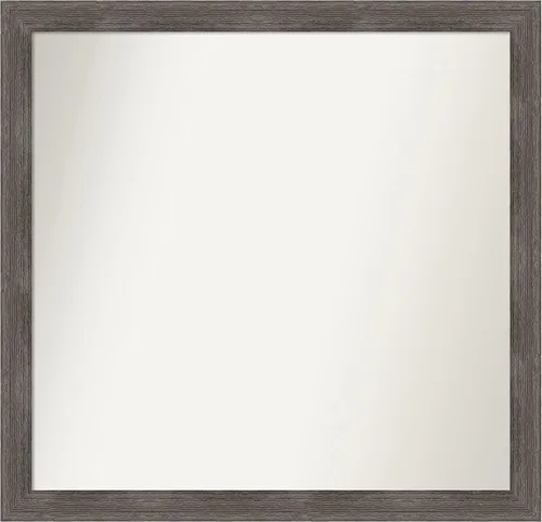 Miniatura 140 de Amanti Art Espejo personalizado, espejo de baño gris plomo a rayas, espejo de pared o espejo de tocador de baño sobre el fregadero
