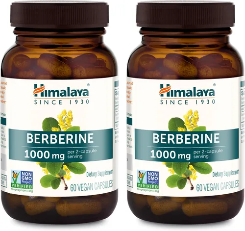 Miniatura 8 de Himalaya Berberina - Suplemento herbal para apoyar el metabolismo normal, inmunidad y salud digestiva - Vegano, sin gluten, 500 mg, 60 cápsulas