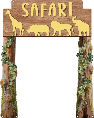 Miniatura 11 de Peryiter 3 piezas de decoración de fiesta temática de noche de La Habana, cartel de bienvenida para porche con cinta para campamento de verano