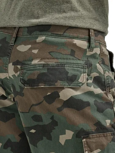 Miniatura 5 de Wrangler Authentics Pantalones cortos cargo de sarga elástica para hombre