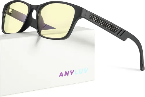 Miniatura 15 de ANYLUV Gafas de luz azul para hombres y mujeres, gafas de juegos de computadora, antifatiga ocular, ligeras, con bloqueo de luz azul