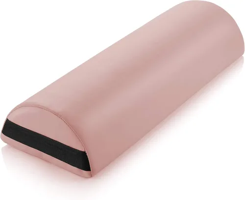 Miniatura 10 de Saloniture Almohadilla de almohada jumbo para mesa de masaje media redonda, para debajo de la rodilla, 26 x 9 x 4.5 pulgadas, color negro