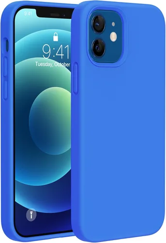 Miniatura 131 de Miracase Funda diseñada para iPhone 13, con protector de pantalla de vidrio templado, forro de microfibra suave antiarañazos, funda de goma