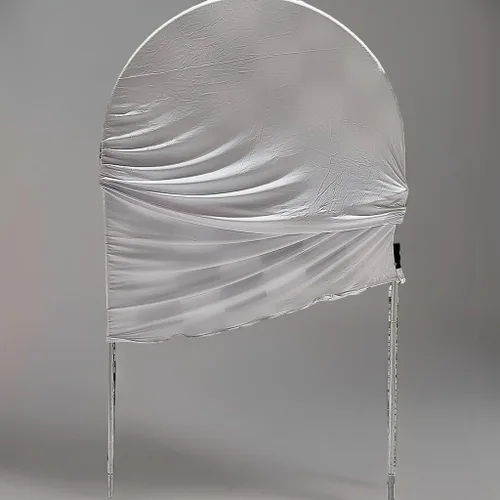 Miniatura 4 de Fundas de fondo de arco con textura de cuadros blancos y negros, bandera a cuadros de 2.5 x 6 pies, fondo de pared elástico para fotografía
