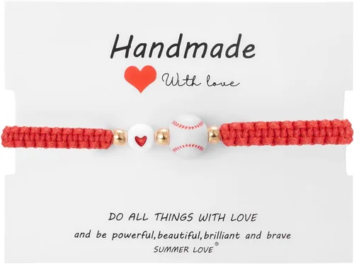 Miniatura 17 de Pulsera de fútbol, fútbol, baloncesto, béisbol, regalos para mujeres y hombres, regalos de cumpleaños, graduación para amantes del deporte, pulseras