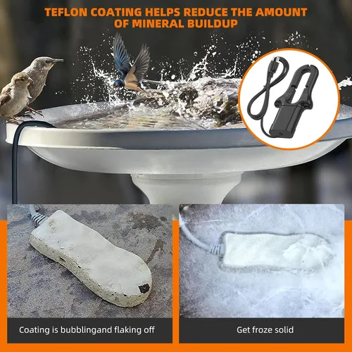 Miniatura 6 de Deshielo sumergible de aluminio fundido de 500 W, derretimiento de nieve de invierno/hielo y calentador de agua potable para ganado, adecuado
