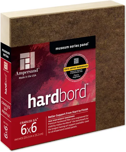 Miniatura 55 de Ampersand Art Supply Panel de Pintura de Madera Dura: Serie Museum Hardbord, 11" x 14", Perfil Plano de 1/8 Pulgada Perfil plano de 1/8 pulgadas