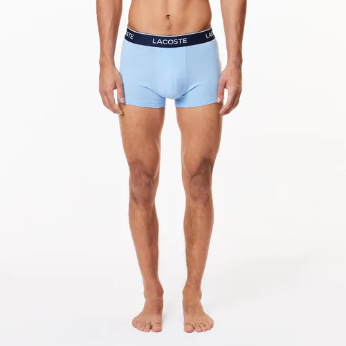 Miniatura 4 de Lacoste Traje de baño de algodón elástico tricolor para hombre, paquete de 3