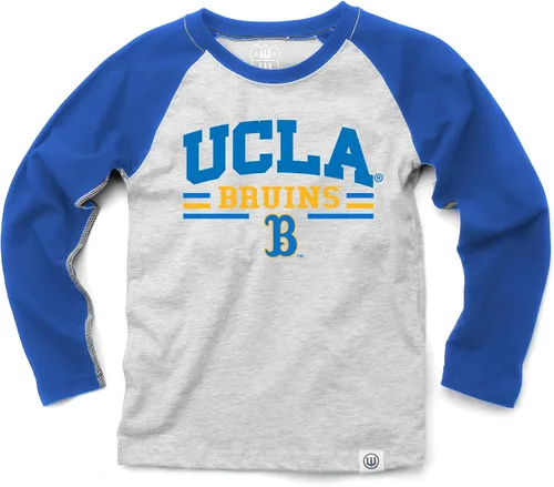 Miniatura 69 de Wes and Willy NCAA playera raglán de manga larga para niños
