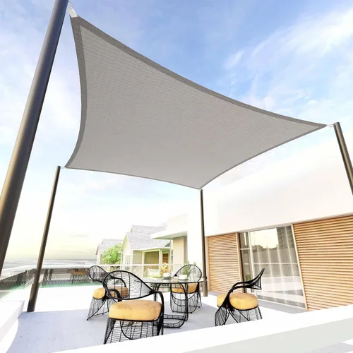 Miniatura 35 de Tronssien Toldo rectangular de 8 x 12 pies, toldo con bloqueo UV del 95% para patio y jardín al aire libre, actividades en el patio