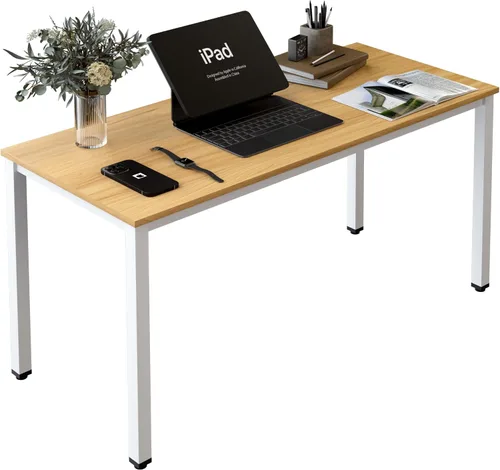 Miniatura 15 de Escritorio para computadora para espacio pequeño, moderno y simple, escritorio para computadora portátil, escritorio de estudio para oficina en Negro
