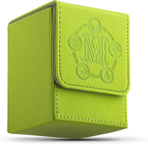Miniatura 17 de Caja de cubierta TCGUARD para almacenamiento de cartas MTG, con capacidad para 100 o más cartas con funda individual, forro de microfibra y caja