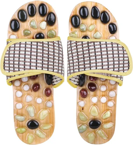 Miniatura 7 de Neo Reflexology Sandals. Sandalias terapéuticas de piedras naturales de reflexología, 1