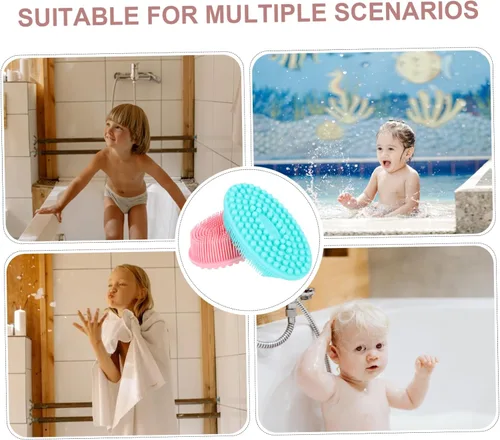 Miniatura 8 de Generic Depurador corporal de doble cara para baño, entrenamiento sensorial, herramienta exfoliante suave para adultos, promueve el desarrollo