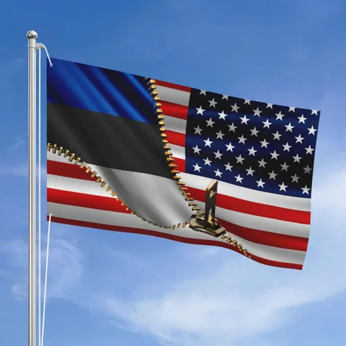 Miniatura 14 de Bandera de Estados Unidos y Colombia Colombiana Banderas para exteriores de 3 x 5 pies, tres capas de tela de costura de doble cara, impresión de 3