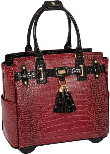 Miniatura 8 de JKM & Company Rolling Laptop Bag for Women Designer Wheeled Briefcase Fits 13-17" Laptops Office Travel Computer Case
