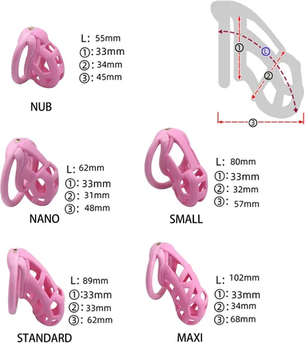 Miniatura 3 de Jaula de castidad de resina, dispositivo de castidad masculina 3.0 con 4 anillos, dispositivo de castidad masculina para pene, jaula de castidad