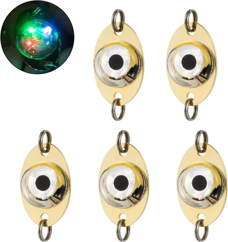 Miniatura 8 de Dr.Fish - Luz de LED señuelo para peces de agua salada y agua dulce. Señuelo de pesca surtido para atraer fletán, róbalo. Para pesca desde la orilla