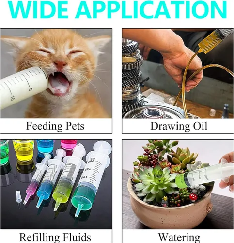 Miniatura 5 de Kit de alimentación de tubo para cachorros de 9 piezas, incluye 5 tubos de alimentación, 3 jeringas (0.3 fl oz, 1.0 fl oz, 2.0 fl oz) y 1 jeringa