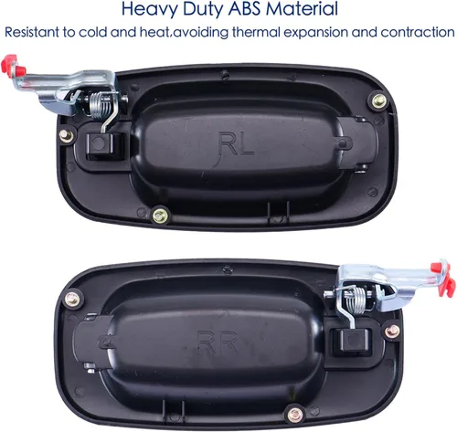 Miniatura 3 de Manijas de Puerta Trasera Izquierda del Conductor y Derecha del Lado del Pasajero para Chevy Silverado Suburban Tahoe Avalanche GMC Sierra Yukon
