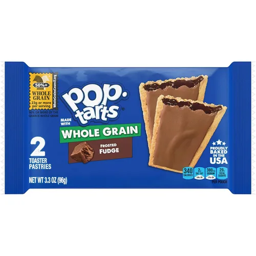 Miniatura 5 de Kellogg's Pop-Tarts - Pasteles tostadores de desayuno hechos con grano entero, caramelo esmerilado, 21.1 onzas (72 unidades)