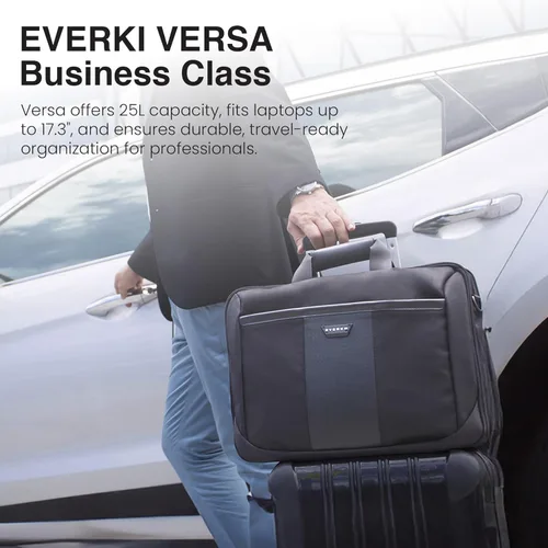 Miniatura 2 de EVERKI Versa - Maletín para laptop, bolsa de computadora resistente para portátiles de 13 a 17.3 pulgadas, bolsa de viaje resistente al agua