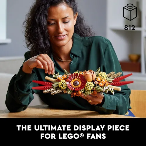 Miniatura 7 de LEGO Icons - Juego de centro de mesa de flores secas para adultos, a partir de 18 años, decoraciones de otoño y Acción de Gracias para mesa