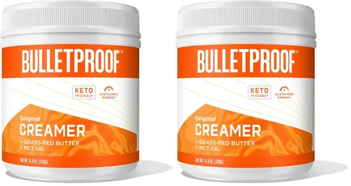 Miniatura 9 de Bulletproof Crema original, 29.6 onzas, crema de café Keto con aceite MCT y mantequilla alimentada con pasto, oferta de valor, el embalaje puede