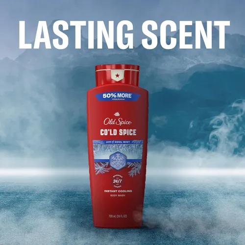 Miniatura 8 de Old Spice Red Collection - Desodorante antitranspirante + gel de baño para hombres, especias frías con aroma a menta fresca, protección contra