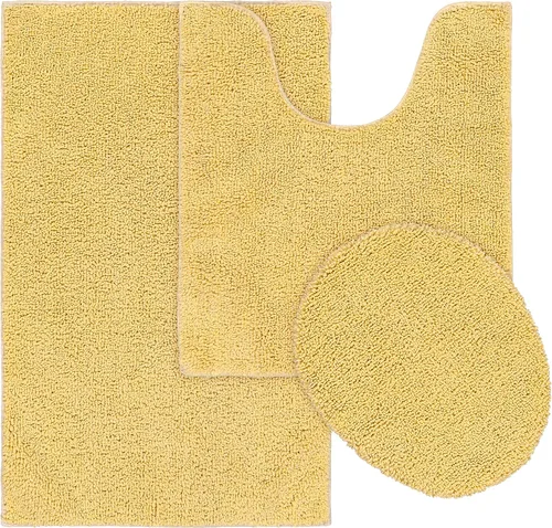 Miniatura 17 de Garland Rug Queen Cotton Sea Foam de 22 x 60 pulgadas ultra suave, afelpada, altamente absorbente, lavable a máquina, toalla de suelo para ducha